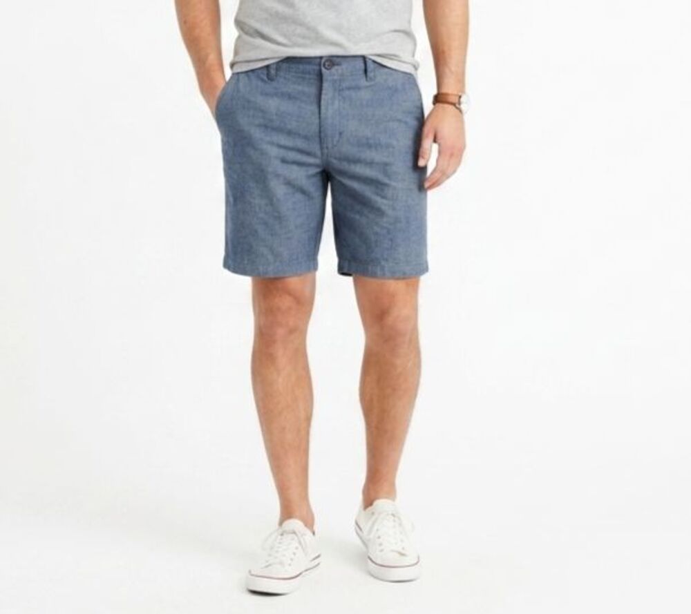 Volcom Frickin Modern Stretch Chino Shorts Mens 32 Blue Chino Walk Shorts EUC